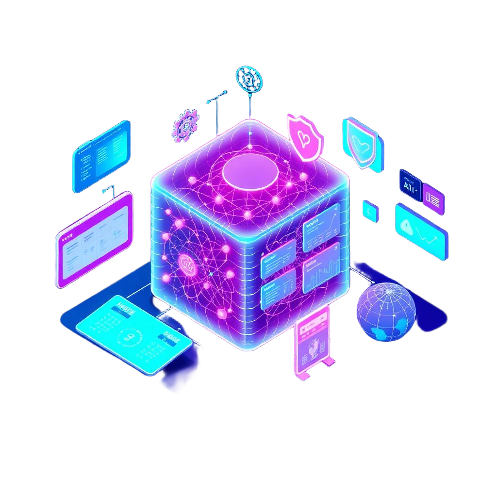 AI digital transformation visualization