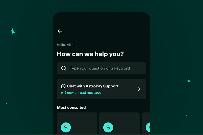 AstroPay Help Center Redesign